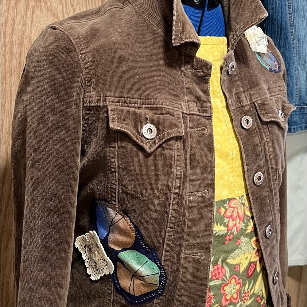 Up-cycle Jean Corduroy teen jacket